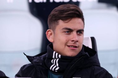 Torino, İtalya. 22 Ocak 2020. Coppa Italia 'da. Juventus Fc Roma 'ya karşı. Juventus FC 'den Paulo Dybala  .
