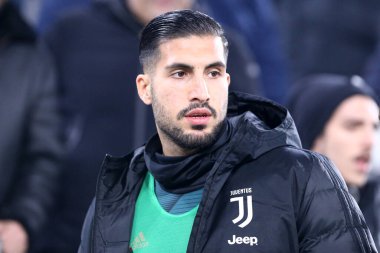 Torino, İtalya. 22 Ocak 2020. Coppa Italia 'da. Juventus Fc Roma 'ya karşı. Juventus FC 'den Emre Can  .