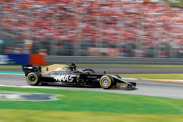 Monza Italia Septiembre 2019 Gran Premio Fórmula Italia Romain Grosjean — Foto de Stock