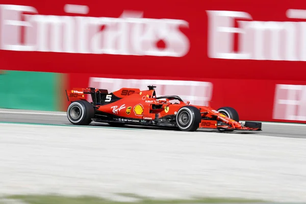 Monza Italia Septiembre 2019 Gran Premio Fórmula Italia Sebastian Vettel — Foto de Stock