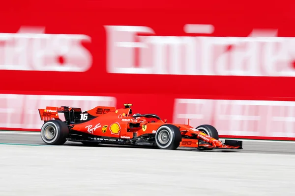 Monza Itália Setembro 2019 Grande Prémio Fórmula Itália Charles Leclerc — Fotografia de Stock