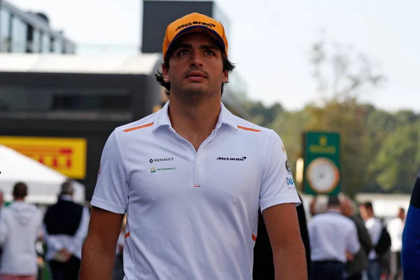 Monza Italia Septiembre 2019 Gran Premio Fórmula Italia Carlos Sainz —  Fotos de Stock