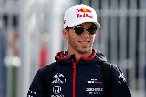 Monza Italy September 2019 Formula Grand Prix Italy Pierre Gasly — Stock Photo, Image