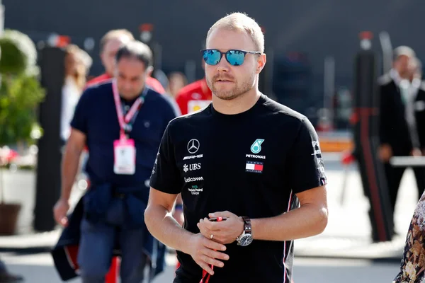 Monza Italie Septembre 2019 Grand Prix Italie Formule Valtteri Bottas — Photo