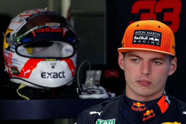 Monza Itália Setembro 2019 Grande Prémio Fórmula Itália Max Verstappen — Fotografia de Stock