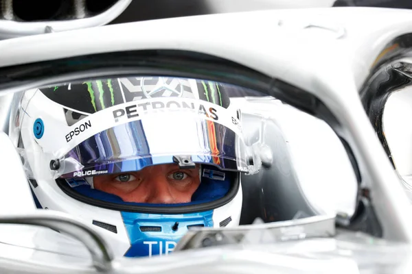 Monza Olaszország 2019 Szeptember Forma Olasz Nagydíj Valtteri Bottas Mercedes — Stock Fotó