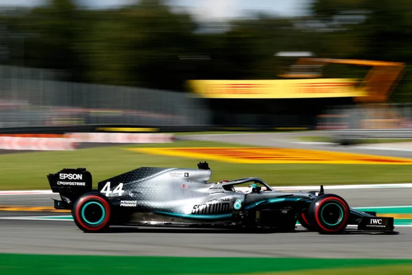 Monza Italy September 2019 Formula Grand Prix Italy Lewis Hamilton — Stock Photo, Image