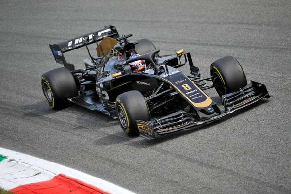 Monza Italia Septiembre 2019 Gran Premio Fórmula Italia Romain Grosjean — Foto de Stock