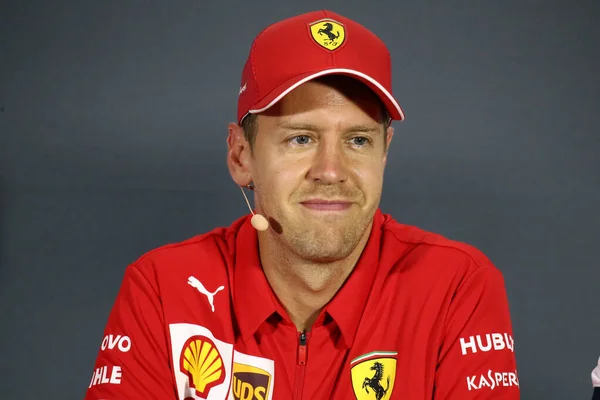 Monza Italia Septiembre 2019 Gran Premio Fórmula Italia Sebastian Vettel — Foto de Stock