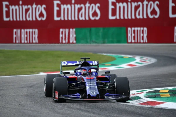 Monza Włochy Września 2019 Formuła Grand Prix Włoch Daniil Kvjat — Zdjęcie stockowe