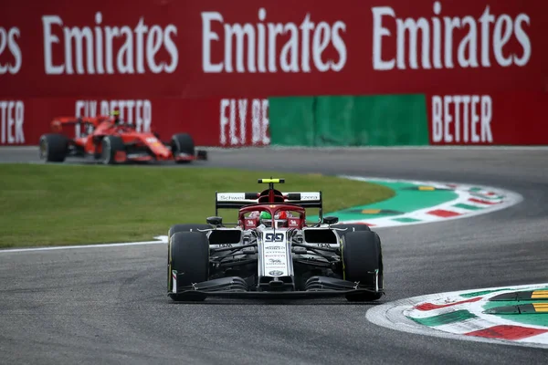 Monza Itália Setembro 2019 Grande Prémio Fórmula Itália Antonio Giovinazzi — Fotografia de Stock