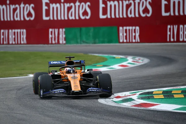 Monza Włochy Września 2019 Formuła Grand Prix Włoch Carlos Sainz — Zdjęcie stockowe