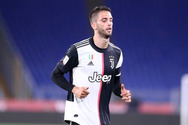 Roma. İtalya. 17 Haziran 2020. İtalya Kupası Finali. Ssc Napoli, Juventus Fc 'ye karşı. Juventus FC 'den Rodrigo Bentancur.  .