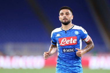 Roma. İtalya. 17 Haziran 2020. İtalya Kupası Finali. Ssc Napoli, Juventus Fc 'ye karşı. Sc Napoli 'den Lorenzo Insigne   .   