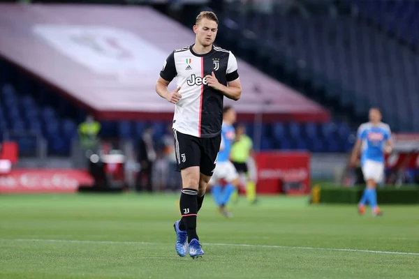 Roma Italy 17Th June 2020 Italian Cup Final Ssc Napoli — Stock Photo, Image