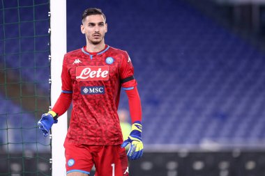 Roma. İtalya. 17 Haziran 2020. İtalya Kupası Finali. Ssc Napoli, Juventus Fc 'ye karşı. Ssc Napoli 'den Alex Meret   .   