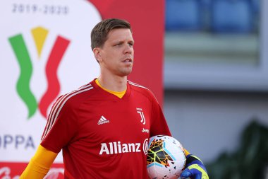 Roma. İtalya. 17 Haziran 2020. İtalya Kupası Finali. Ssc Napoli, Juventus Fc 'ye karşı. Juventus FC 'den Wojciech Szczesny  .