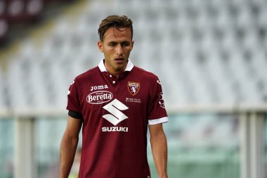 Torino. İtalya. 19 Haziran 2020. İtalyan Serisi A. Torino Fc Parma Calcio 'ya karşı. Torino FC 'den Simone Edera iş başında   .