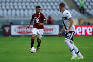 Torino. İtalya. 19 Haziran 2020. İtalyan Serisi A. Torino Fc Parma Calcio 'ya karşı. Torino FC 'den Armando Izzo iş başında.   .