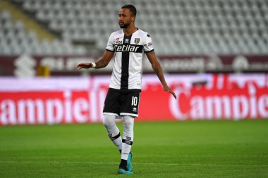 Torino. İtalya. 19 Haziran 2020. İtalyan Serisi A. Torino Fc Parma Calcio 'ya karşı. Parma Calcio 'dan Hernani.  