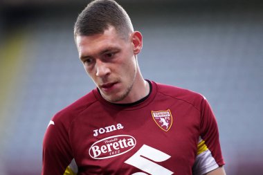 Torino (İtalya) 23 Haziran 2020. İtalyan Serisi A. Torino Fc, Udinese Calcio 'ya karşı. Torino FC 'den Andrea Belotti.    . 