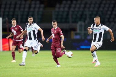 Torino (İtalya) 23 Haziran 2020. İtalyan Serisi A. Torino Fc, Udinese Calcio 'ya karşı. Torino FC 'den Alejandro Berenguer    . 
