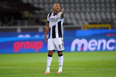 Torino (İtalya) 23 Haziran 2020. İtalyan Serisi A. Torino Fc, Udinese Calcio 'ya karşı. Udinese Calcio 'dan Sebastian De Maio  