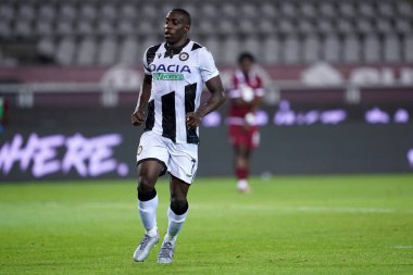 Torino (İtalya) 23 Haziran 2020. İtalyan Serisi A. Torino Fc, Udinese Calcio 'ya karşı. Udinese Calcio 'dan Stefano Okaka  .   