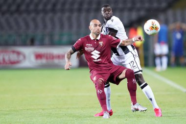 Torino (İtalya) 23 Haziran 2020. İtalyan Serisi A. Torino Fc, Udinese Calcio 'ya karşı. Torino FC 'den Simone Zaza    . 