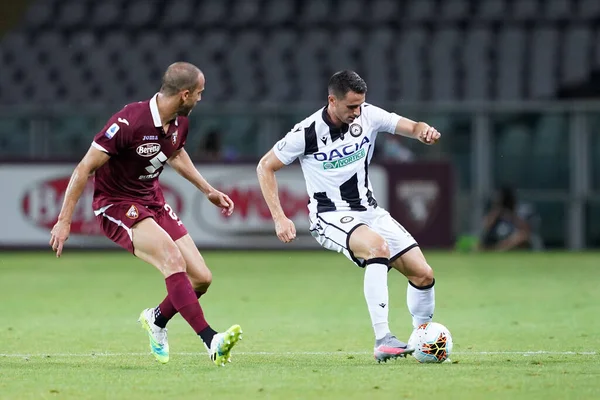 Torino Talya Haziran 2020 Talyan Serisi Torino Udinese Calcio Karşı — Stok fotoğraf