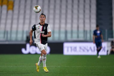 Torino (İtalya) 26 Haziran 2020. İtalyan Serisi A. Juventus Fc, Us Lecce 'a karşı. Juventus FC 'den Cristiano Ronaldo  .   