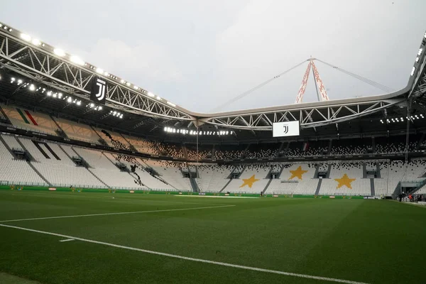 Torino Włochy Dnia Czerwca 2020 Włoski Serie Juventus Lecce Ogólny — Zdjęcie stockowe