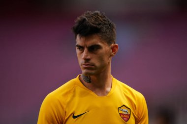 Milano (İtalya) 28 Haziran 2020. Ac Milan ve As Roma arasındaki A Serisi karşılaşmasında As Roma 'dan Diego Perotti.