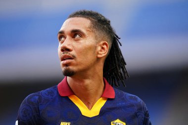Milano (İtalya) 28 Haziran 2020. Ac Milan ile As Roma arasındaki Serie A karşılaşmasında As Roma 'dan Chris Smalling.