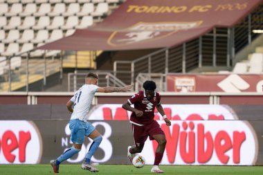 Torino (İtalya) 30 Haziran 2020. İtalyan Serisi A. Torino Fc, Ss Lazio 'ya karşı. Torino FC 'den Temitayo Aina  