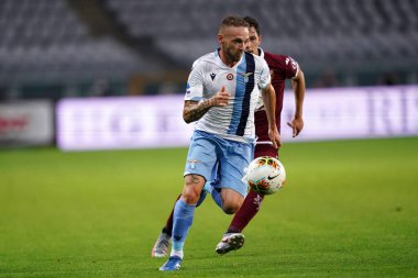 Torino (İtalya) 30 Haziran 2020. İtalyan Serisi A. Torino Fc, Ss Lazio 'ya karşı. Aziz Lazio 'dan Manuel Lazzari .