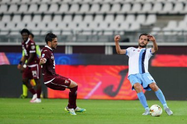 Torino (İtalya) 30 Haziran 2020. İtalyan Serisi A. Torino Fc, Ss Lazio 'ya karşı. Aziz Lazio 'dan Marco Parolo .