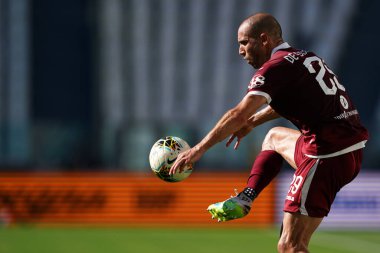 Torino, İtalya. 4 Temmuz 2020. İtalya Futbol Ligi Serisi A. Juventus Fc Torino Fc 'ye karşı. Torino FC 'den Lorenzo De Silvestri     