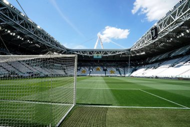 Torino, İtalya. 4 Temmuz 2020. İtalya Futbol Ligi Serisi A. Juventus Fc Torino Fc 'ye karşı. Juventus FC Stadyumu     
