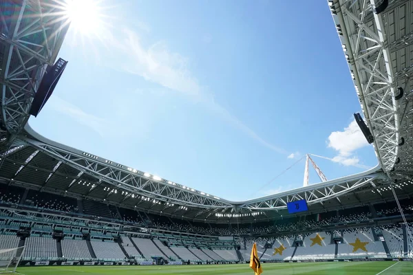 Torino Italien Juli 2020 Italienska Fotbollsligan Serie Juventus Torino Juventus — Stockfoto