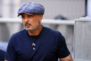 Milano, İtalya. 05 Temmuz 2020. Serie A maçında FC Internazionale ve Bologna Calcio arasında oynanan Bologna Calcio 'nun teknik direktörü Serie A. Sinisa Mihajloviç İtalyan futbolu serisi..