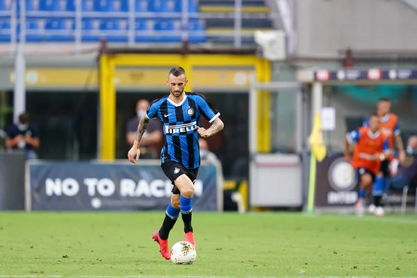 Milano Italië Juli 2020 Italiaanse Voetbal Serie Marcelo Brozovic Van — Stockfoto