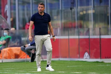 Milano, (İtalya). 15 Temmuz 2020. İtalyan Serisi A. Ac Milan, Parma Calcio 'ya karşı. Roberto D 'Aversa, Parma Calcio' nun koçu., .   