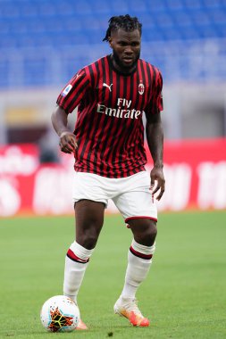 Milano, (İtalya). 15 Temmuz 2020. İtalyan Serisi A. Ac Milan, Parma Calcio 'ya karşı. Milan 'dan Franck Kessie    . 