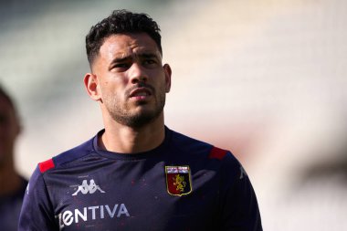 Torino, (İtalyanca). 16 Temmuz 2020. İtalyan Futbol Serisi A. Torino Fc, Genoa Cfc 'ye karşı. Cenova CFC 'den Antonio Sanabria  .   