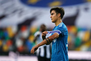 Udine (İtalya) - 23 Temmuz 2020 - Juventus FC 'li Paulo Dybala Udinese Calcio ve Juventus Fc arasında oynanan Serie A karşılaşmasında.   