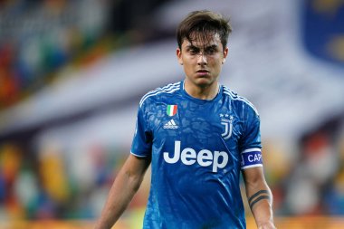 Udine (İtalya) - 23 Temmuz 2020 - Juventus FC 'li Paulo Dybala Udinese Calcio ve Juventus Fc arasında oynanan Serie A karşılaşmasında.   
