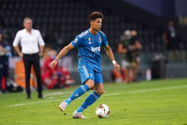 Udine (İtalya) - 23 Temmuz 2020 - Juventus FC 'li Cristiano Ronaldo Udinese Calcio ile Juventus Fc arasında oynanan Serie A karşılaşmasında.   