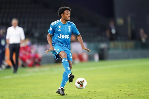 Udine Itálie Července 2020 Juan Cuadrado Juventus Akci Během Zápasu — Stock fotografie