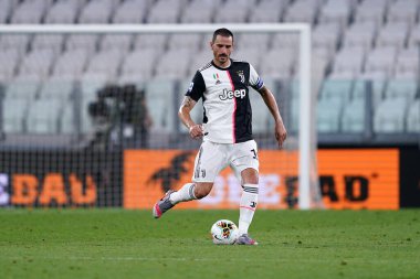 Torino (İtalya) 26 Temmuz 2020. İtalyan Serisi A. Juventus Fc, Uc Sampdoria 'ya karşı. Juventus FC 'den Leonardo Bonucci .   